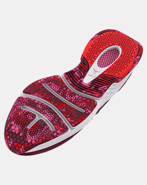 Women's UA HOVR™ Omnia Printed Training Shoes, Red, pdpMainDesktop image number 4